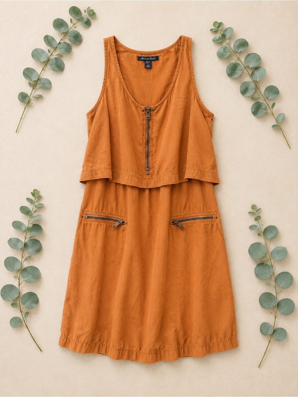Kenneth Cole Double Layer Dress Medium